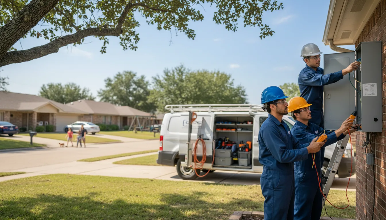Certified electrician providing emergency electrical services in Leeds, MA